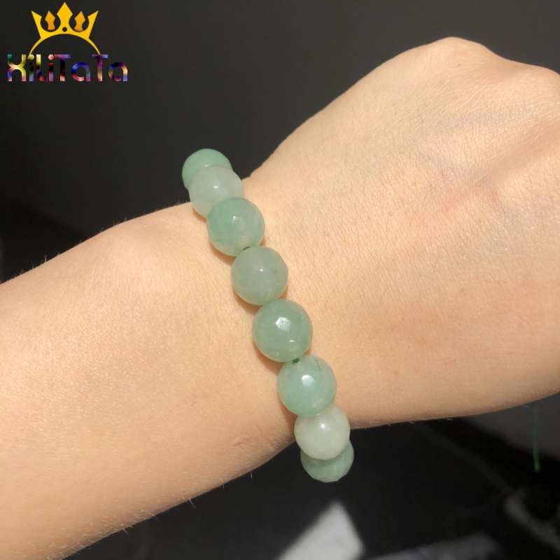 Natural Stone Beads Faceted Green Aventurine Jades Loose Beads For Jewelry Making DIY Ear Studs Bracelet Pick Size 4/6/8/10/12mm - KiwisLove