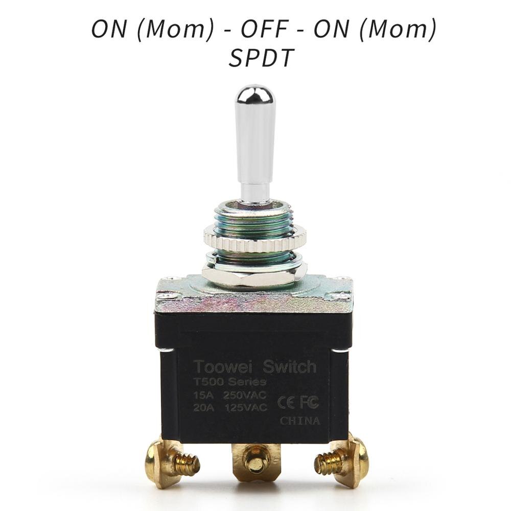 ON-OFF-ON ON-ON Full type Momentary Screw Toggle Switch SPST SPDT DPST DPDT IP67 - KiwisLove