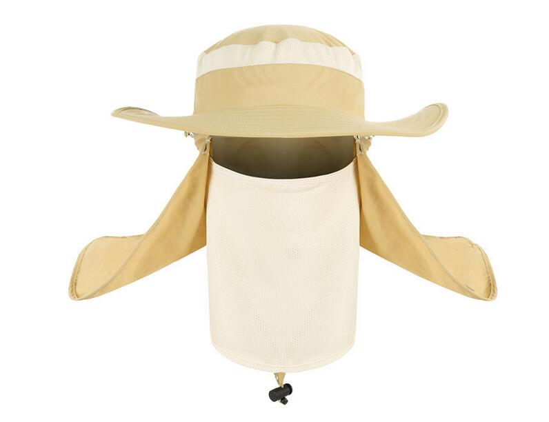 2022 Outdoor UV Protection Face Neck Flap Sun fishing hat Mask Headband Fishing equipment Fishing Sun Rain Anti-mosquito Hat - KiwisLove