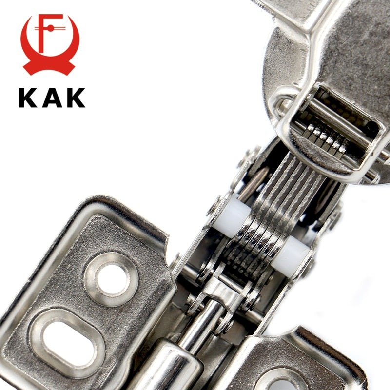 KAK Hinge Rustless Iron Hydraulic Hinge Iron Core Damper Buffer Cabinet Cupboard Door Hinges Soft Close Furniture Hardware - KiwisLove