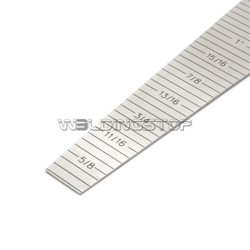 Taper welding Gage 15-30mm (5/8-3/16) gap slot width, hole size metric and inch reading - KiwisLove