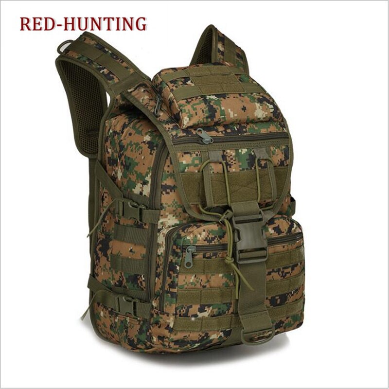 Multicam 40L Tactical Daypack MOLLE Assault Backpack Pack Military Gear Rucksack Large Bag Sport Outdoor For Hunting Camping - KiwisLove