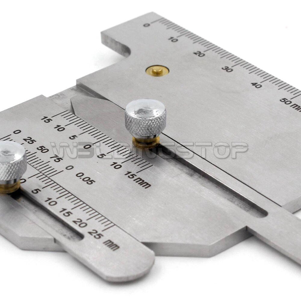 HJC-60 Welding Seam gauge Bead Gage Weld pit test ulnar inspection ruler - KiwisLove