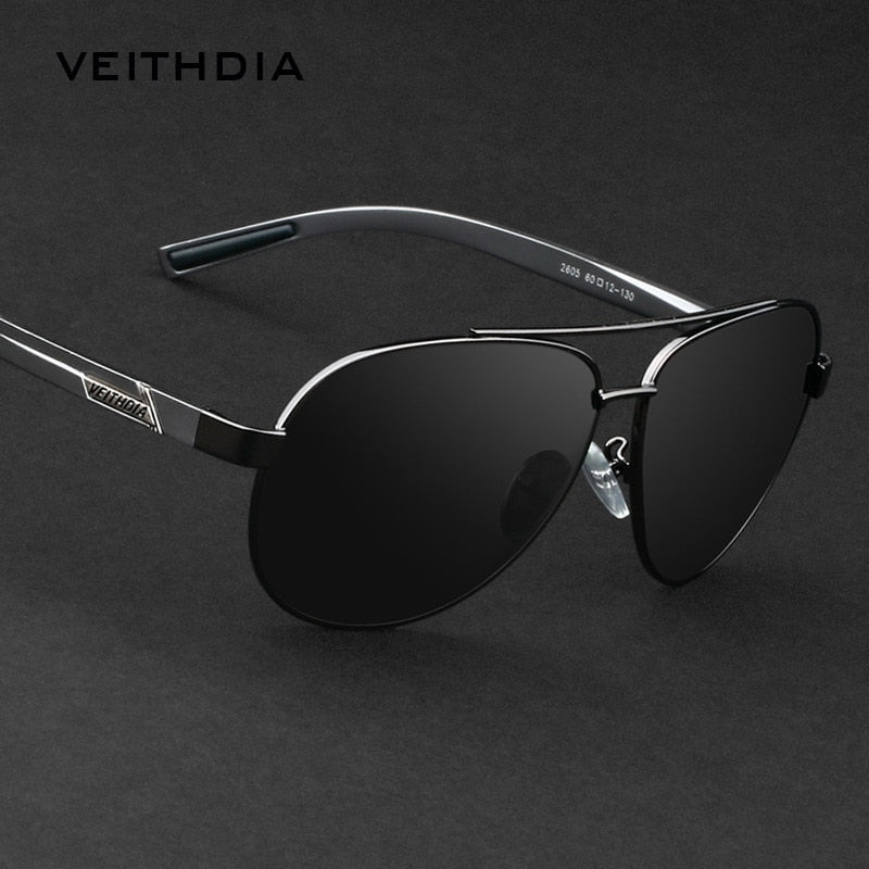 VEITHDIA Men Sunglasses Aluminum Magnesium Polarized Lens Cycling Sports Driving Sun Glasses For Male Eyewear Accessories 2605 - KiwisLove