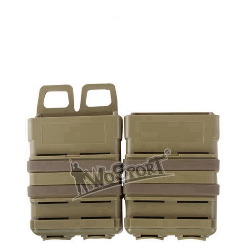 Tactical FastMag Fast Double 5.56 Magazine Holster Pouch Set For MOLLE System - KiwisLove