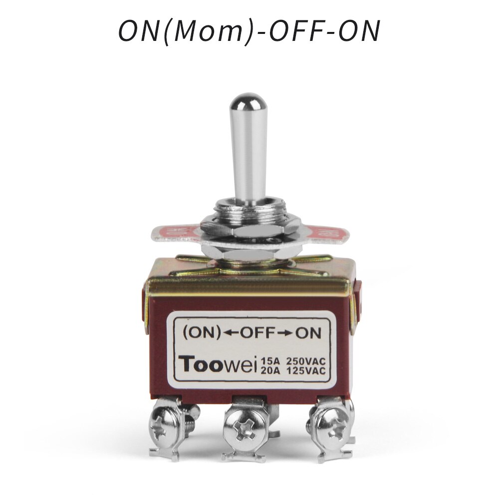 Rocker Toggle Switch 15A 250V 20A 125V DPST DPDT 4 6 Pin Screw Type ON/ OFF ON/OFF/ON CE FCC EMC Certificate For Boat Car Home - KiwisLove