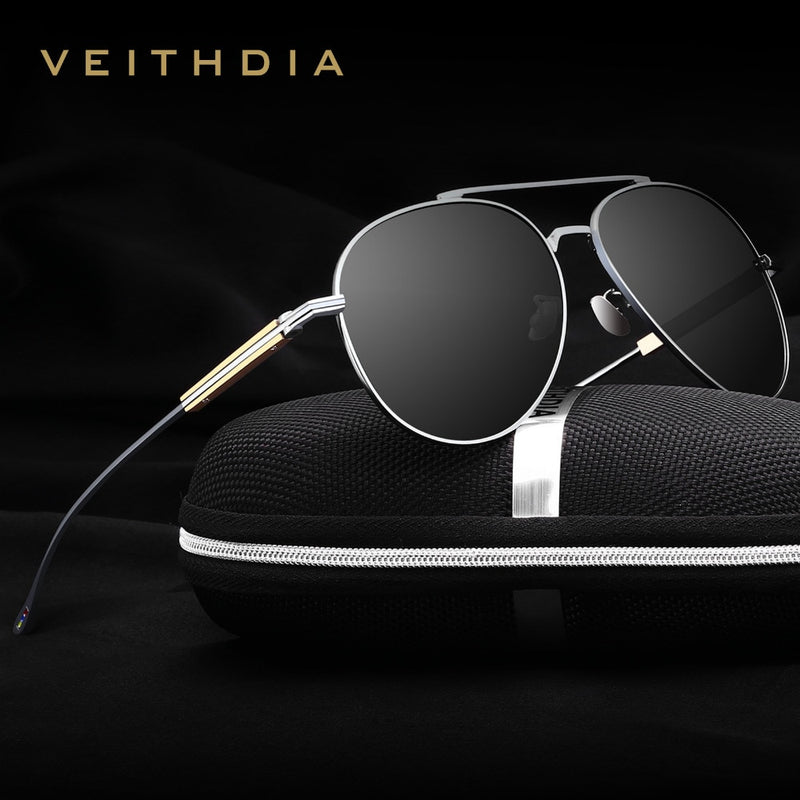 VEITHDIA Sunglasses Fashion Brand Designer Unisex Aluminum Men Women Sun Glasses Polarized Mirror Male Eyewear For Female 6696 - KiwisLove