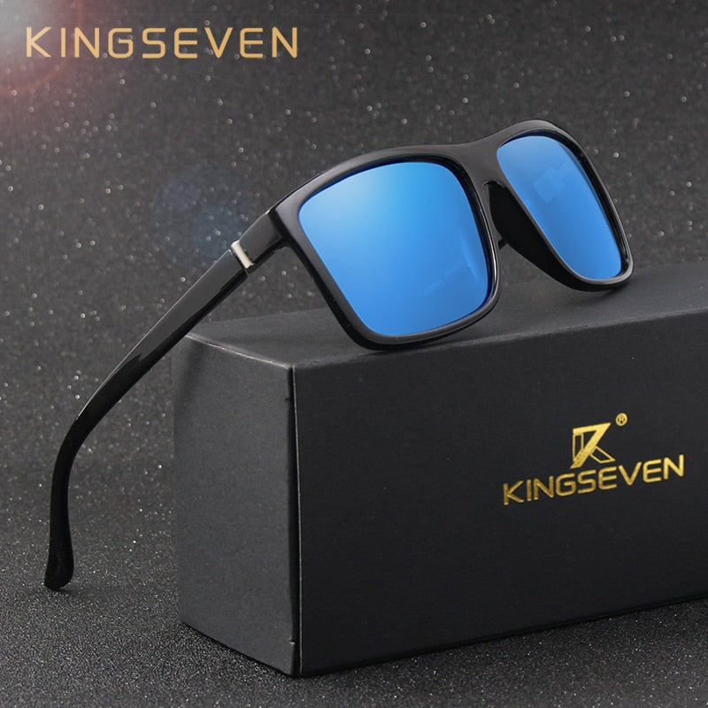KINGSEVEN Brand Vintage Style Sunglasses Men UV400 Classic Male Square Glasses Driving Travel Eyewear Unisex Gafas Oculos S730 - KiwisLove