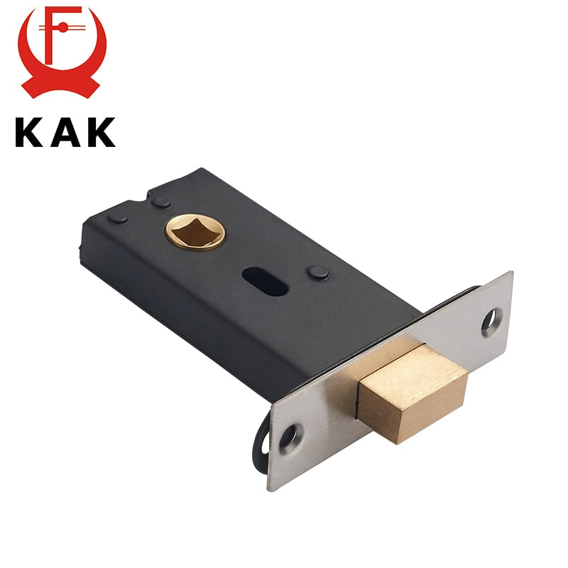 KAK Hidden Door Locks Stainless Steel Handle Recessed Invisible Keyless Mechanical Outdoor Lock For Fire Proof Home Hardware - KiwisLove