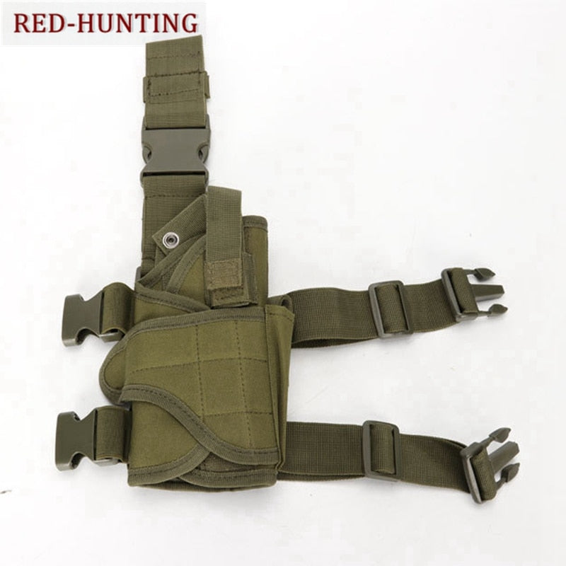 Universal Right Gun Drop Leg Thigh Holster for 7.65MM 9x19MM Pistol Glock 17 19 31 32/M9/M92A1/1911/USP/PPK/SP2022/P226/ - KiwisLove