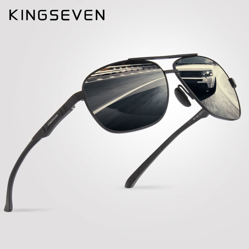 KINGSEVEN Fashion Polarized Sunglasses Men Retro Style Sun Glasses Brand Designer Sports Vacation Glasses For Men - KiwisLove