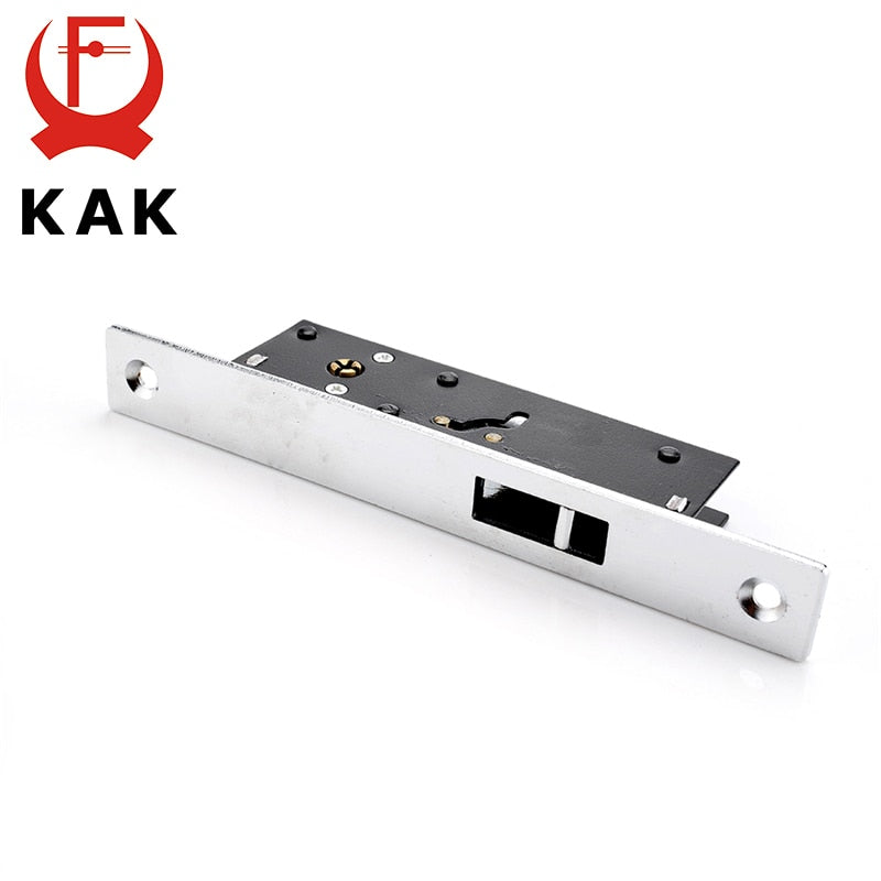 KAK Sliding Door Lock Zinc Alloy Window Locks Anti-Theft Safety Wood Gate Floor Lock With Cross Keys For Furniture Hardware - KiwisLove