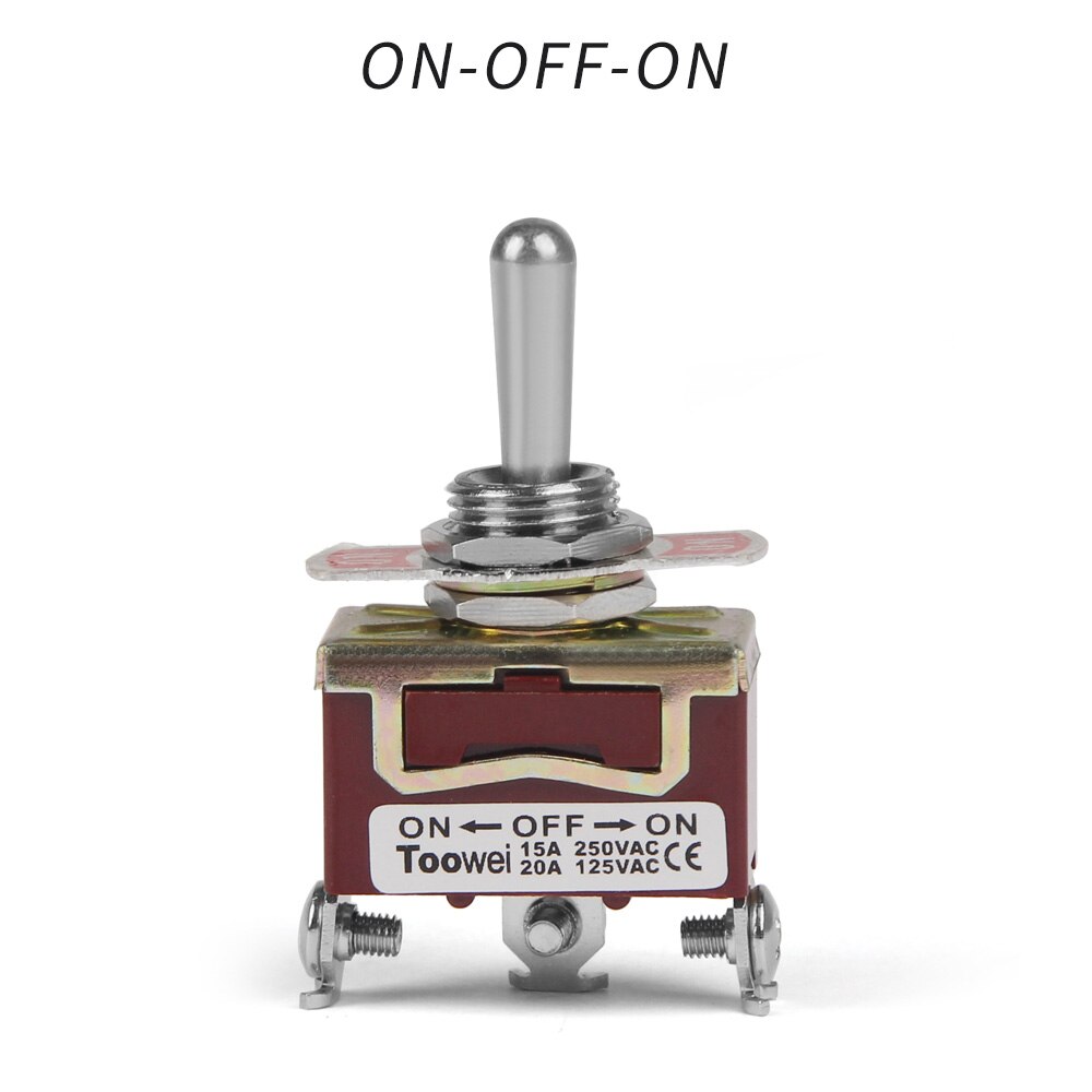 Rocker Toggle Switch 15A 250V 20A 125V SPST SPDT 2 3 Pin Screw Type ON/ OFF ON/OFF/ON CE FCC EMC Certificate For Boat Car Home - KiwisLove