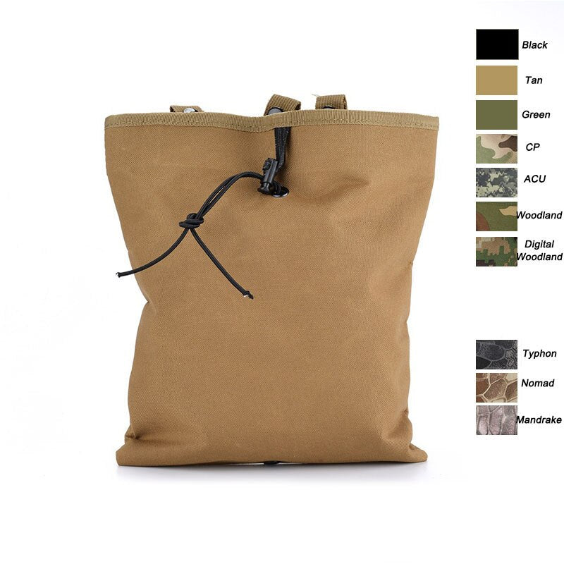 New Molle Tactical Magazine Pouch DUMP Drop Bag Recovery Airsoft AR AK Hunting - KiwisLove