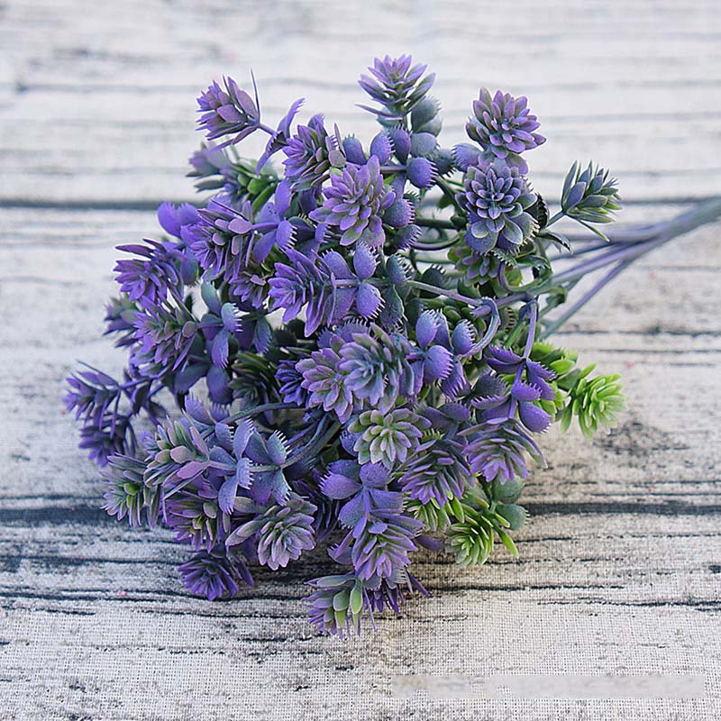 28 heads Succulents Artificial Plants Fall Fake Leaves Plastic Succulent Plants Lotus Grass for Garden Wedding Decoration A5029 - KiwisLove