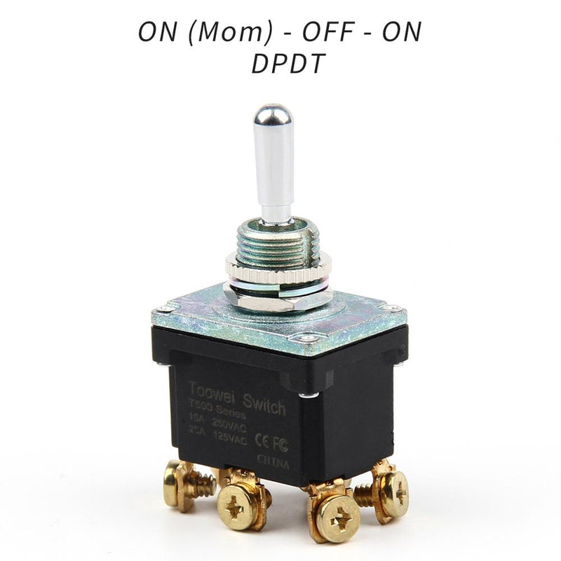 ON-OFF-ON ON-ON Full type Momentary Screw Toggle Switch SPST SPDT DPST DPDT IP67 - KiwisLove