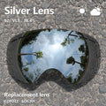 COPOZZ 201 lens Ski Goggles Lens For Anti-fog UV400 Big Spherical Ski Glasses Snow Goggles Eyewear Lenses Replacement(Lens Only) - KiwisLove