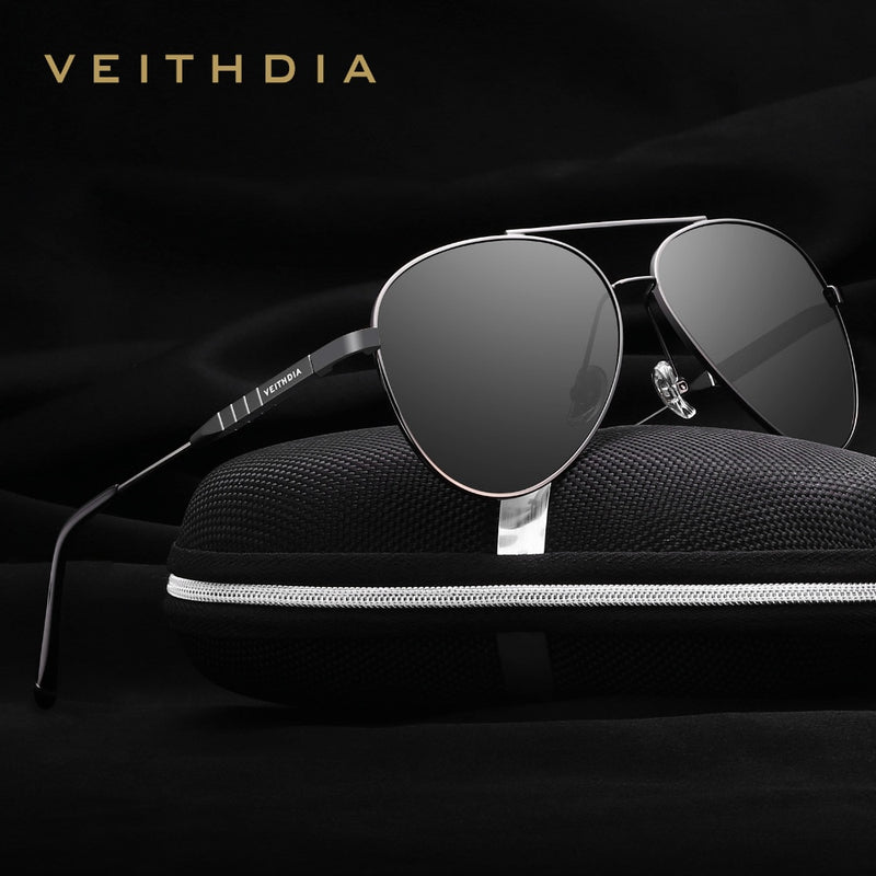 VEITHDIA Sunglasses Fashion Brand Unisex Designer Aluminum Men Sun Glasses Polarized Mirror Lens Male Eyewear For Female 6698 - KiwisLove