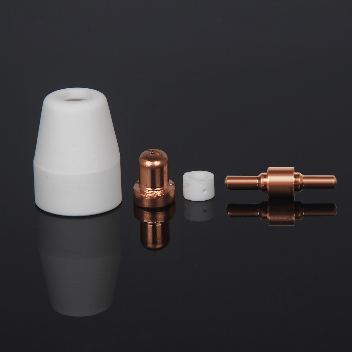 30pcs/set LGK40 PT31 Plasma Cutter Cutting Torch Consumables Standar Elcectrode Nozzle/Tip Ceramic shield cap Swirl ring - KiwisLove