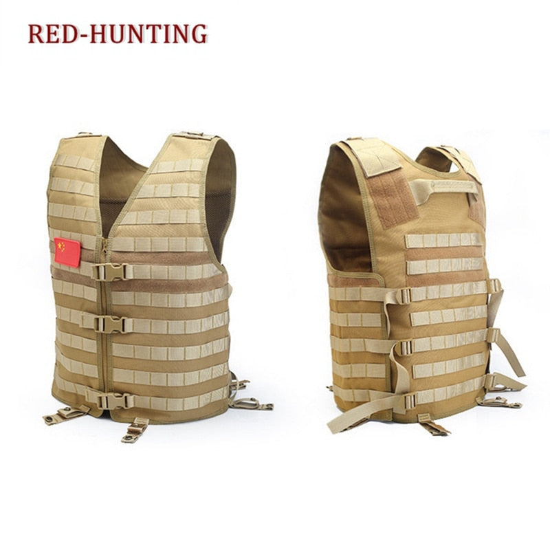 2022 New Men Hunting Vest Military Tactical Training Vest Airsoft Combat Shooting Molle Vest Outdoor Hunting Assault Waistcoat - KiwisLove