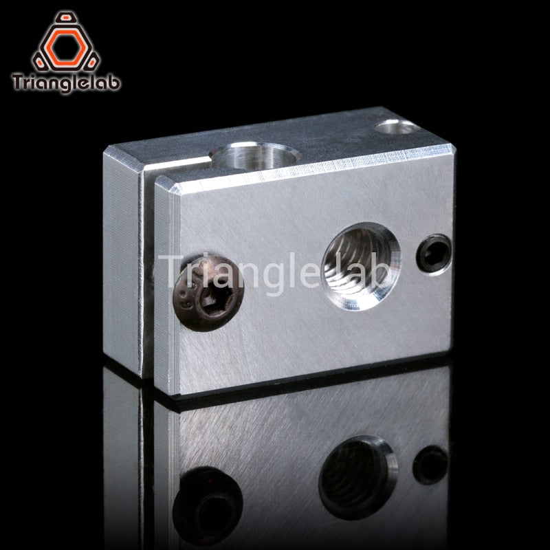 Trianglelab Highall-metal v6 hotend J-head Hotend HeatSink heater block heat break V6 NOZZLE for ED HOTEND for PT100 - KiwisLove