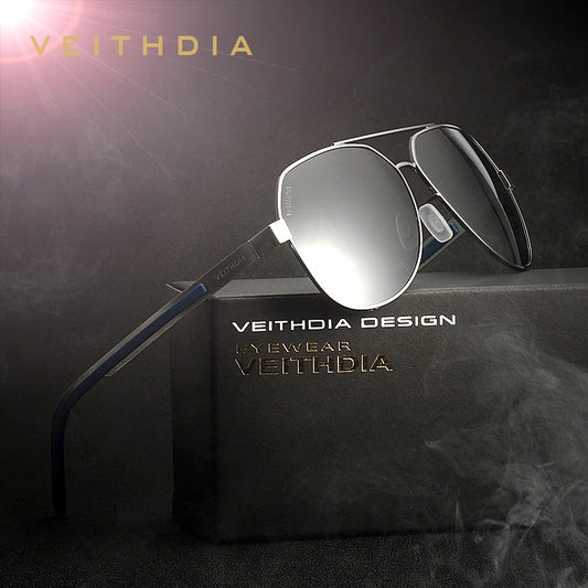 VEITHDIA Fashion Men Sunglasses Polarized UV400 Brand Designer Sun Glasses Male Vintage Eyewear Accessories For Women  3556 - KiwisLove