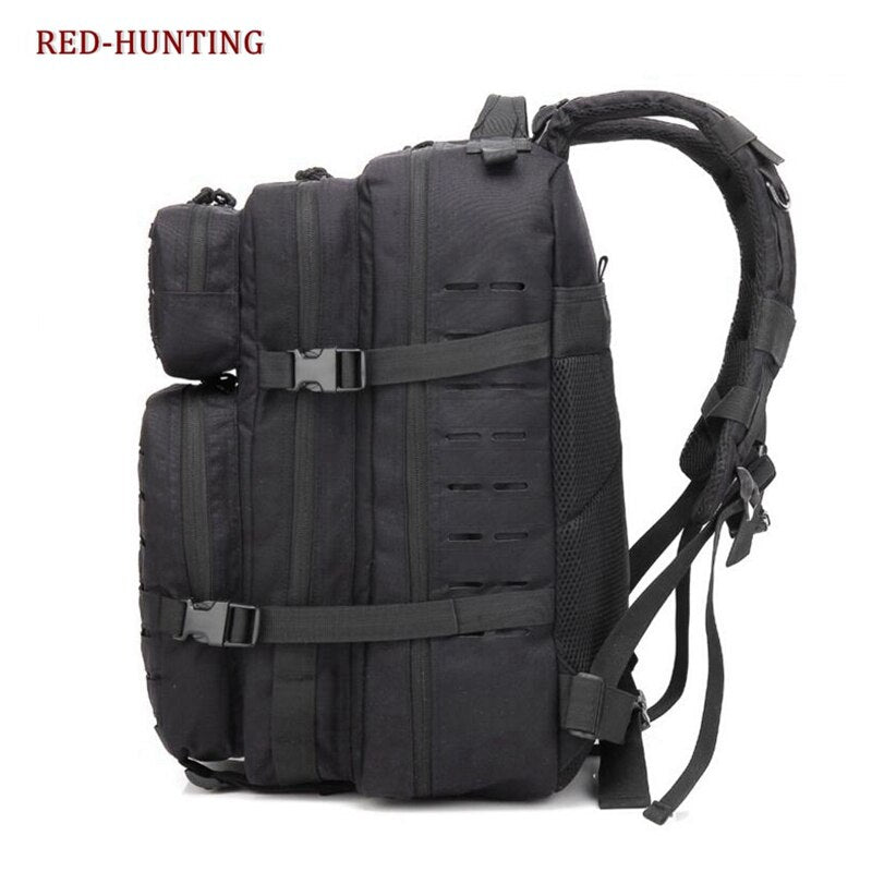 Military Tactical Backpack 40L Outdoor Rucksack Waterproof 900D Oxford Fabric Assault Pack for Outdoor Hiking Camping Trekking - KiwisLove