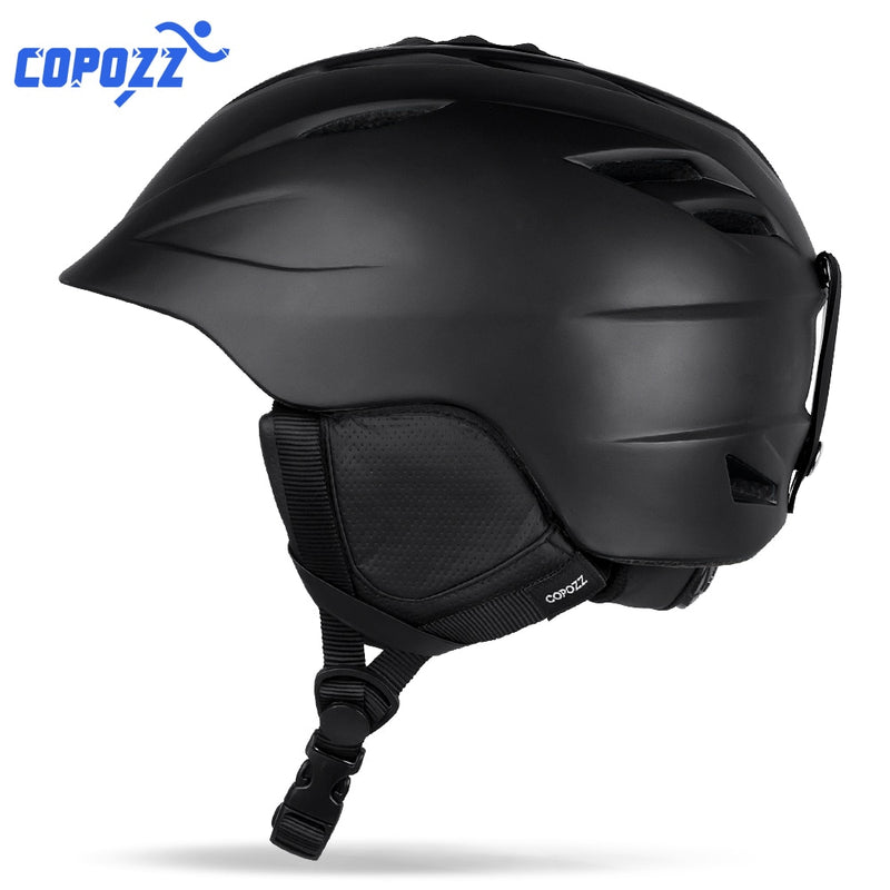 COPOZZ Brand Snowboard Ski Helmet Safety Integrally-molded Breathable Helmet Men Women Skateboard Skiing Helmet Size 55-61cm - KiwisLove