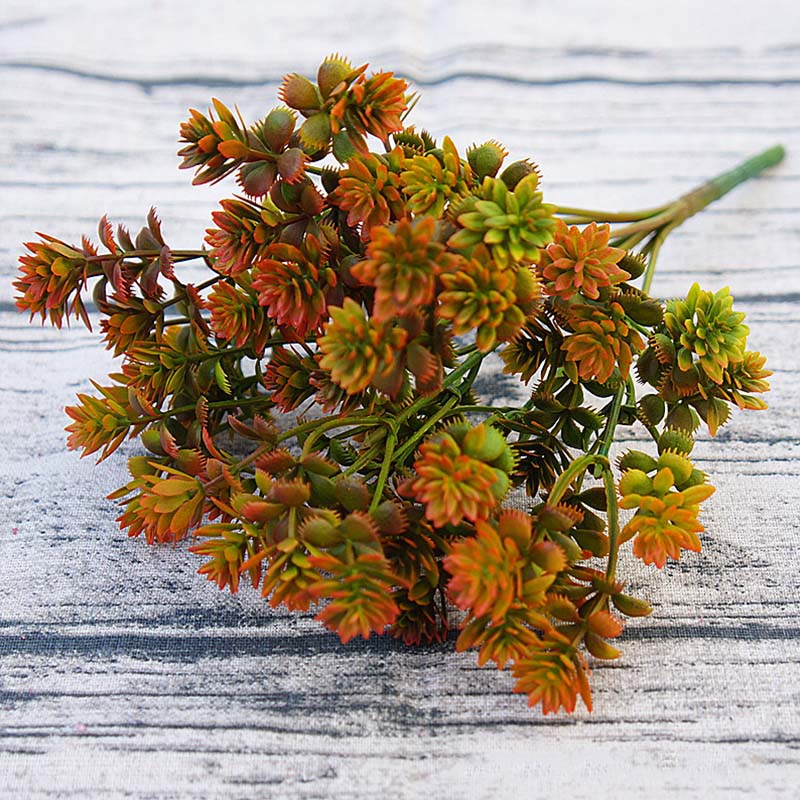 28 heads Succulents Artificial Plants Fall Fake Leaves Plastic Succulent Plants Lotus Grass for Garden Wedding Decoration A5029 - KiwisLove