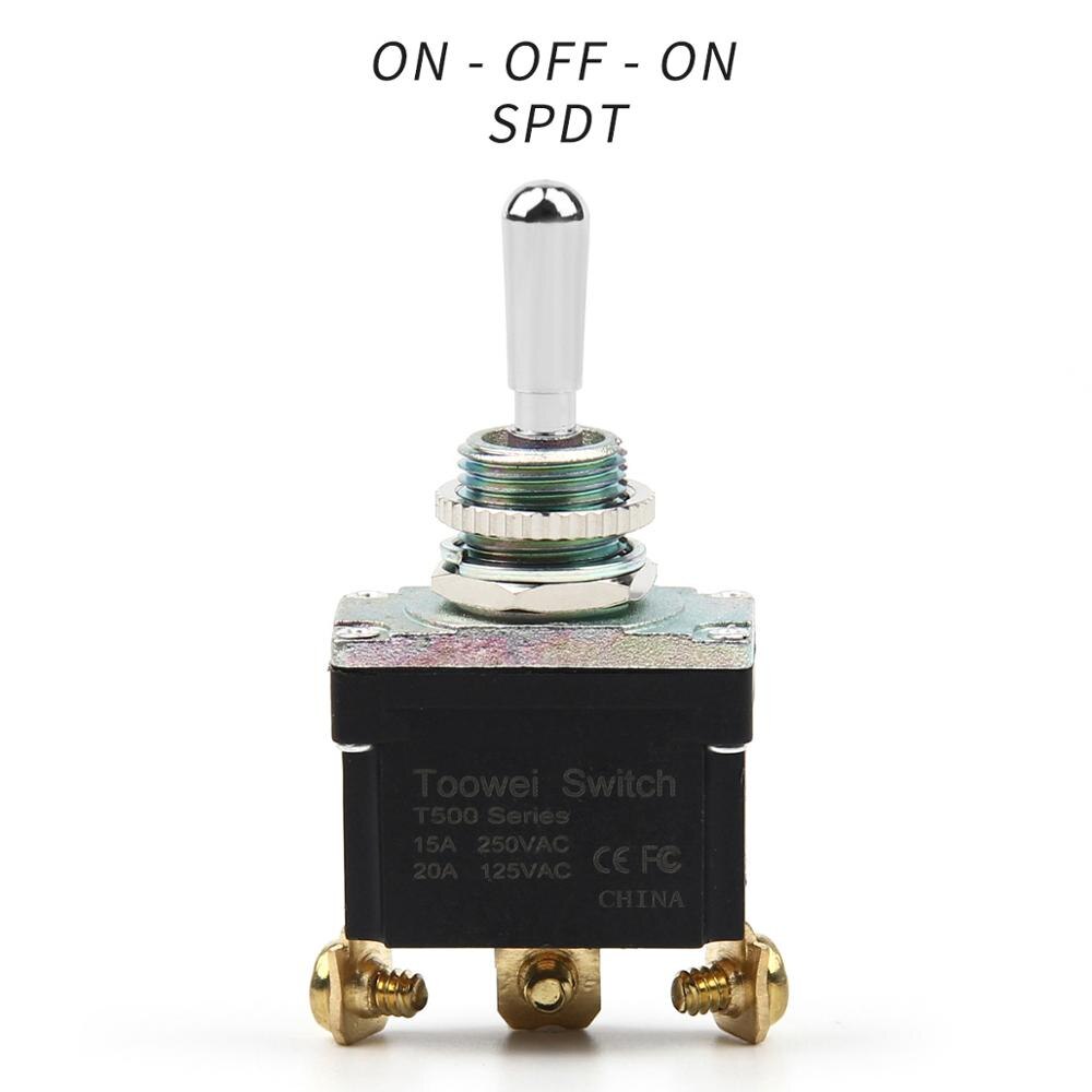 ON-OFF-ON ON-ON Full type Momentary Screw Toggle Switch SPST SPDT DPST DPDT IP67 - KiwisLove