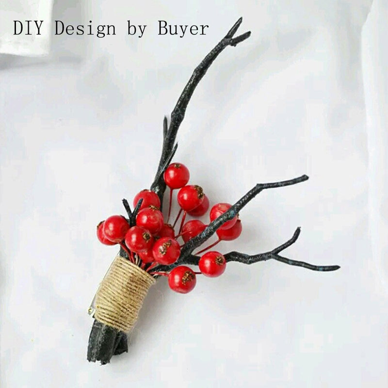 Artificial plastic branch darkness witch DIY antler headband accessories horns fake tree bifurcated white christmas decoration - KiwisLove