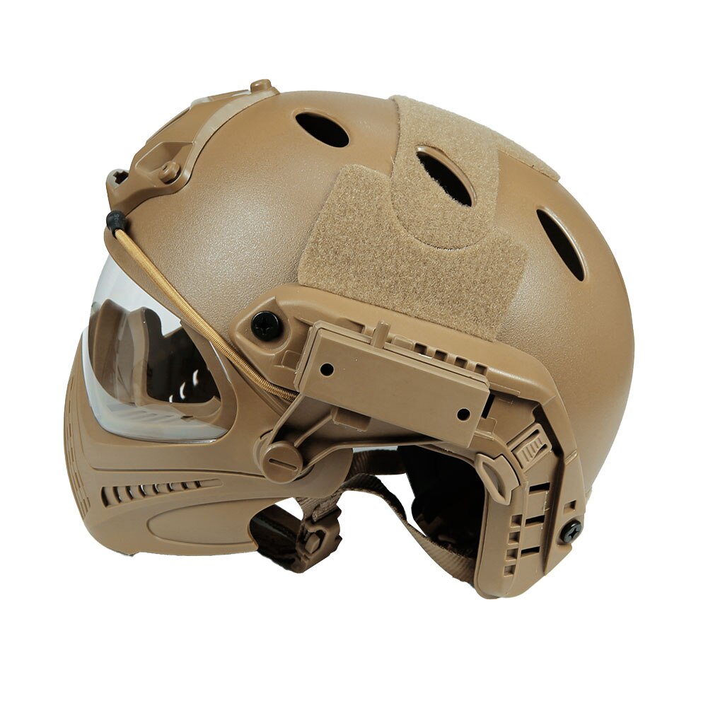 Tactical Helmet Military Airsoft Full Face Protection Helmet for Motorcycle Cycling Hunting Riding Outdoor Activities - KiwisLove