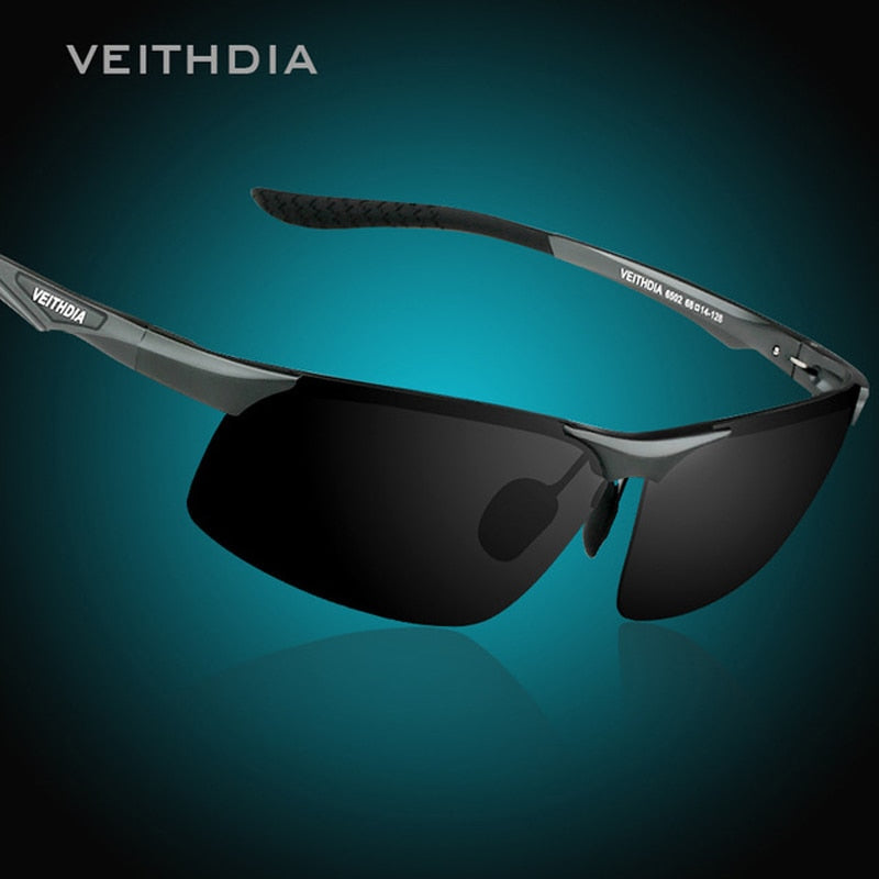 VEITHDIA Aluminum Magnesium Men's Polarized VU400 Sun Glasses Night Vision Mirror Male Eyewear Sunglasses Goggle Oculos  6502 - KiwisLove