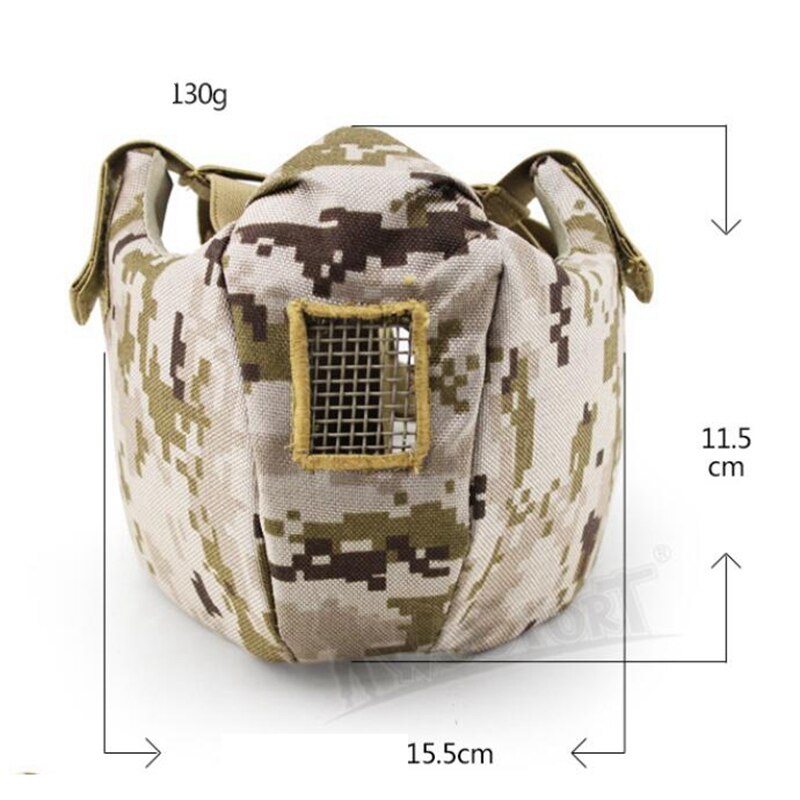 Tactical Mask Half Face Protection Airsoft Half Face Masks Using For Protecting CS Cycling Hunting Sports Mask - KiwisLove