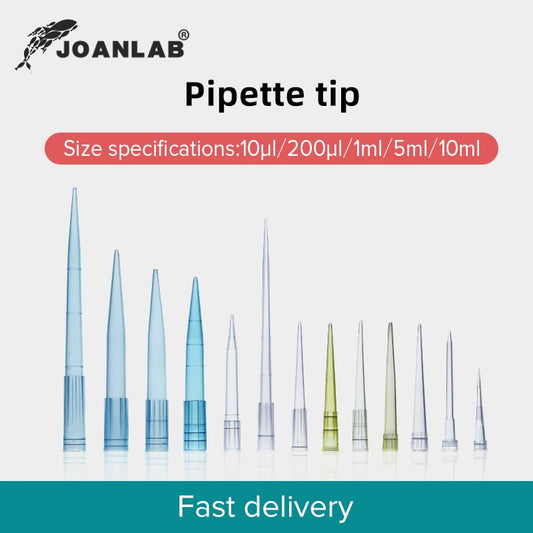 JOANLAB Laboratory Pipette Tips 10ul 200ul 1ml 5ml 10ml Micropipette Disposable Plastic Pipette Tip Lab Equipment Supplies - KiwisLove