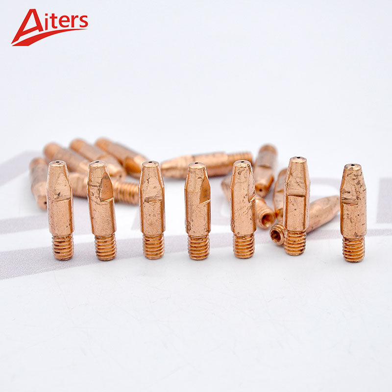 20CPS E-Cu CuCrZr Contact Tips for 23KD 24KD Consumables M6x28mm x0.6-1.2mm MIG Welding Torch Accessories E-Cu CuCrZr - KiwisLove