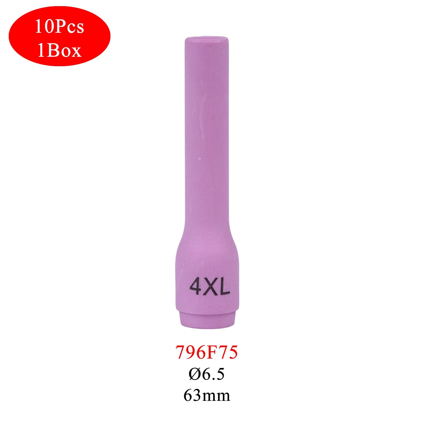 10PCs 48/63/89mm 796F70 796F71 796F72 796F73 796F74 796F75 796F76 796F77 796F79 Alumina Nozzles For TIG WP9/17/18/20/26 - KiwisLove