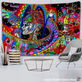 Mandela Wall hanging Tapestry psychedelic pattern yoga throw beach throw carpet Hippie Home Decor mandala Wall Tapestry Blanket - KiwisLove