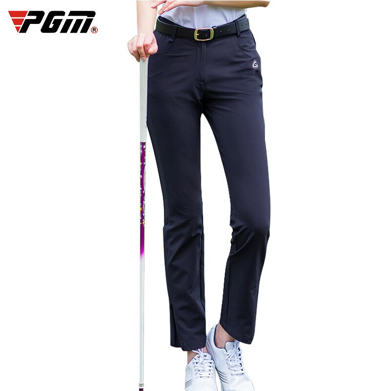 PGM Women Golf Pants Summer Ladies Slim Elastic Breathable Longs Trousers Sports Wear Clothing Casual Suit Clothes White KUZ072 - KiwisLove