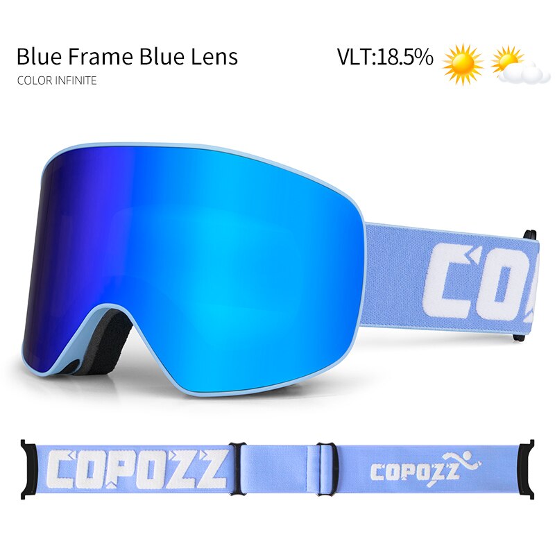 COPOZZ Brand Ski Goggles Men Women double layers big Snowboard Goggles Anti-fog UV400 Skate Skiing Snowboard Goggles - KiwisLove