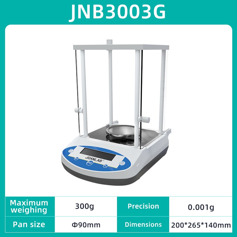 JOANLAB Analytical Balance Lab Digital Scales Electronic Balance Precision Balance Scale Range: 200/300/500g Resolution: 0.001g - KiwisLove