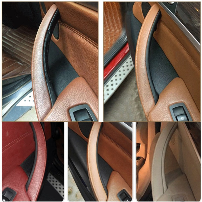 Interior Door Pull Handle Leather Outer Cover BMW X5 X6 E70 E71 E72 2007-2013 - KiwisLove