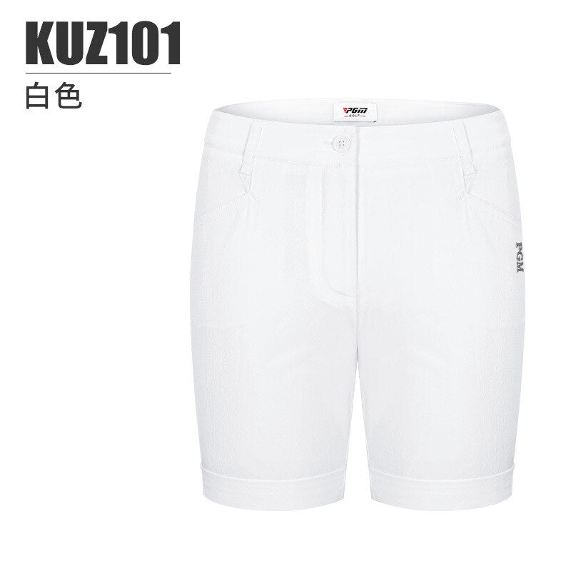 PGM Women Golf Clothes Shorts Summer Sports Ball Trousers Ladies Quick Dry Shorts Girls Soft Tennis Sweatpants 4 Colors KUZ101 - KiwisLove