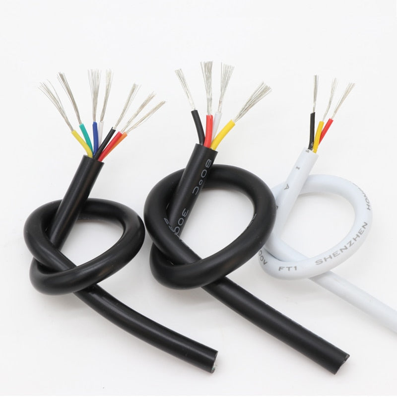 10M 20AWG UL2464 Sheathed Wire Cable Channel Audio Line 2 3 4 5 6 7 8 9 10 Cores Insulated Soft Copper Cable Signal Control Wire - KiwisLove