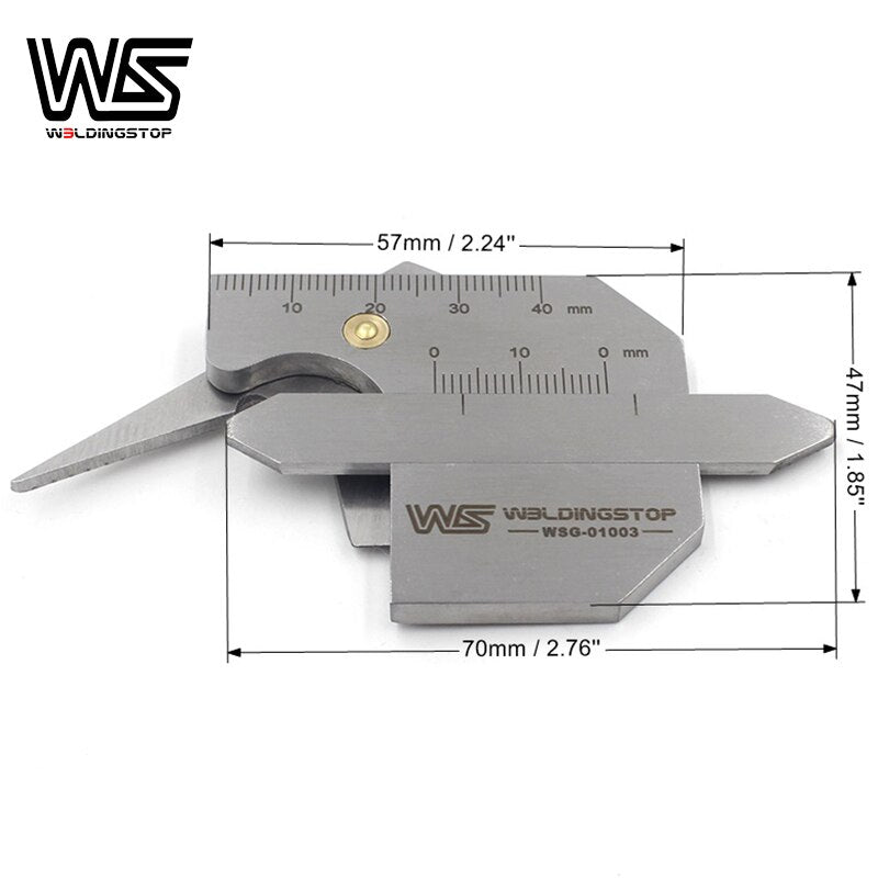 HJC40B Welding Gauge Weld Bead Height Welding Seam Gap Ruler Gage - KiwisLove