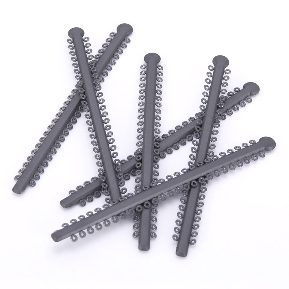 Azdent Dental Orthodontic Ligature Ties Elastic Rubber Ligature Ties (1Pack=1000 Circles=20Sticks) / Power Chain (Just 1 PC ) - KiwisLove