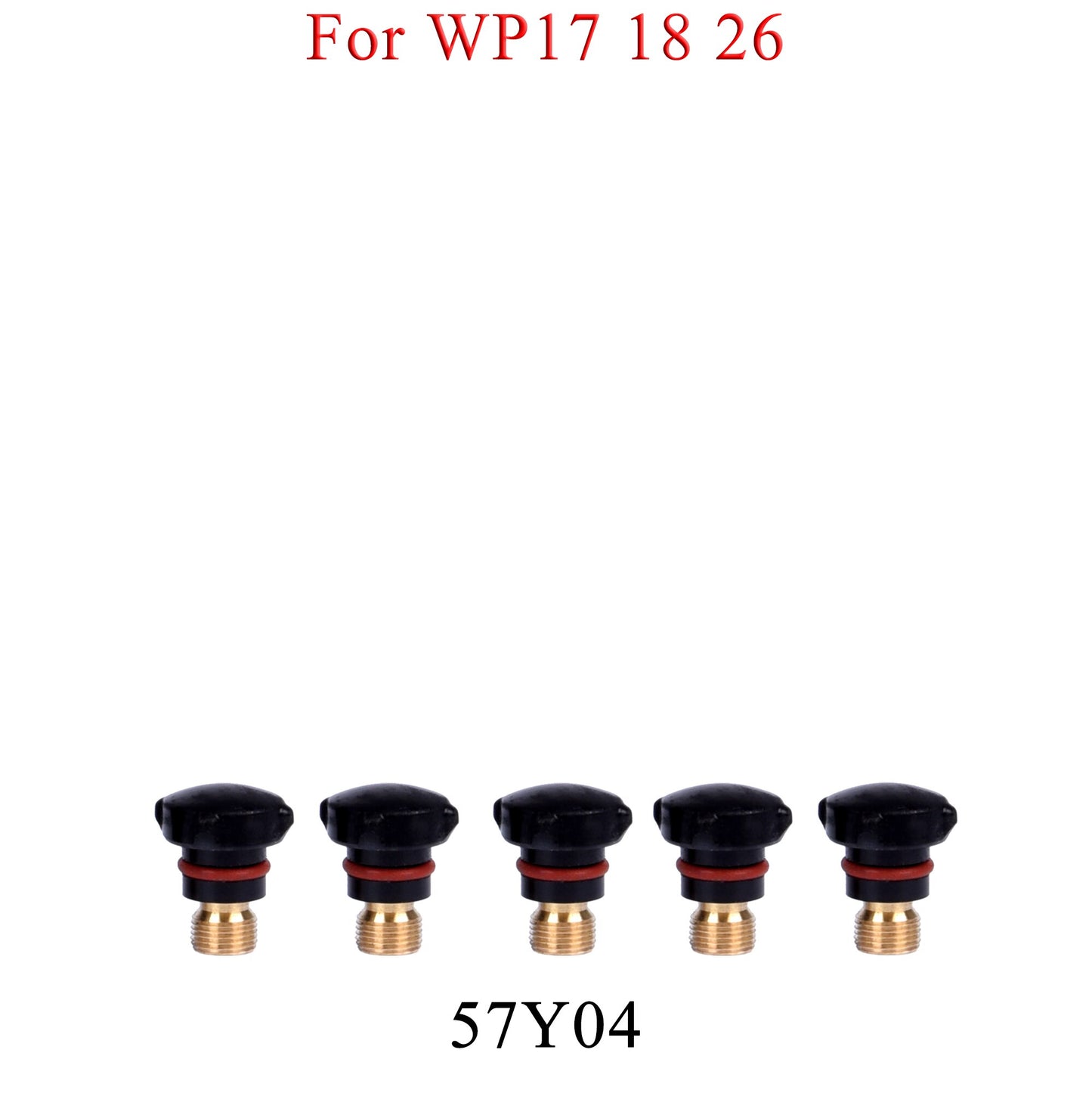 Set 41V33 41V35 41V24 41V24L 57Y04 57Y03 57Y02 TIG Welding Torch Extra Length/Long/Medium/Short Back Cap For WP9/17/20/18/25/26 - KiwisLove