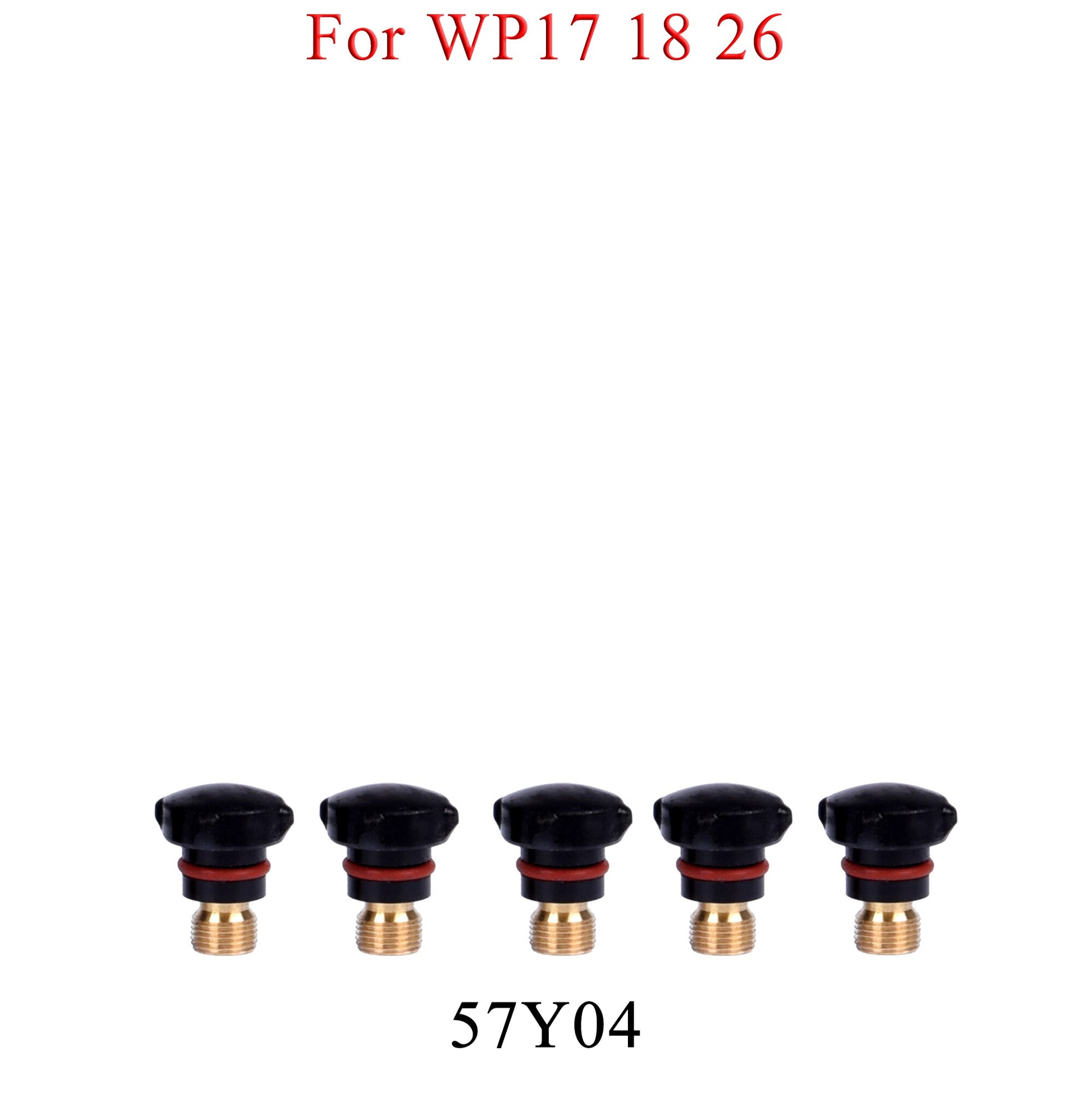 Set 41V33 41V35 41V24 41V24L 57Y04 57Y03 57Y02 TIG Welding Torch Extra Length/Long/Medium/Short Back Cap For WP9/17/20/18/25/26 - KiwisLove