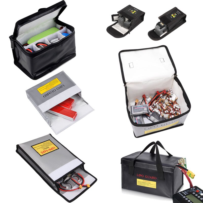 Fireproof Waterproof Lipo Battery Explosion Proof Safety Bag Fire Resistant for Lipo Battery FPV Racing Drone RC Model - KiwisLove