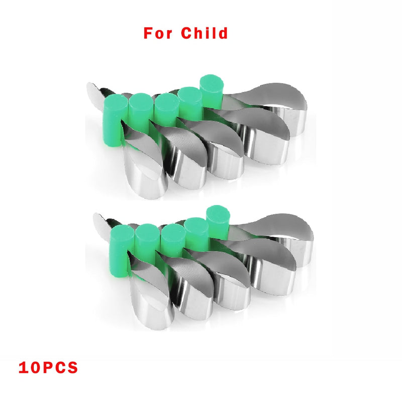 Dental Forming Sheet Orthodontic Sectional Contoured Metal Matrices Polyester Dentist Material for Adult/Child - KiwisLove
